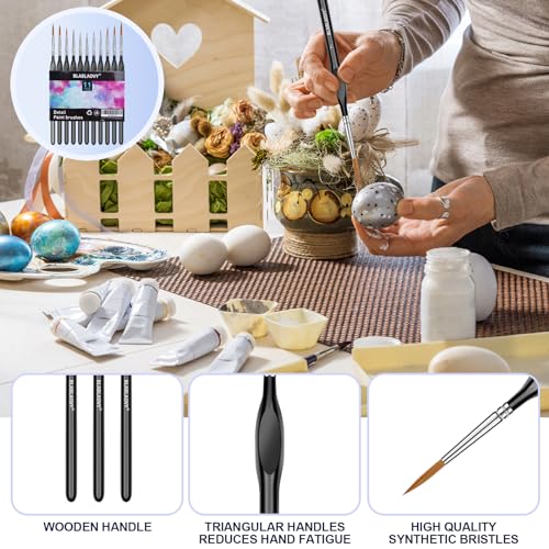 Blablaovy BRUSH 11 Pcs Miniature Paint Brushes thumb #5