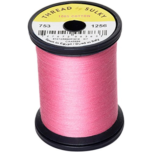 Hilo Sulky Cotton & Steel 660 yd Sweet Pink 50Wt miniatura 1