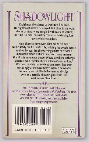 Shadowlight (Loremasters of Elundium, Book 3) 0061000310 Book Cover