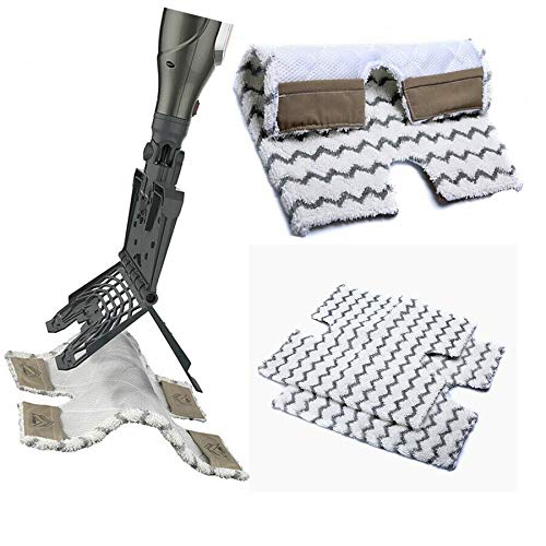 Conpus 2 Pack Replacement Steam Mop Pads For Shark Lift-Away Pro Steam Pocket Mop S3973 S3973D S3973Wm & Genius Steam Pocket Mop S5002Q S5003A S5003D S6001W S6001Wm S6002 S6002C S6003D S600W #TOP1