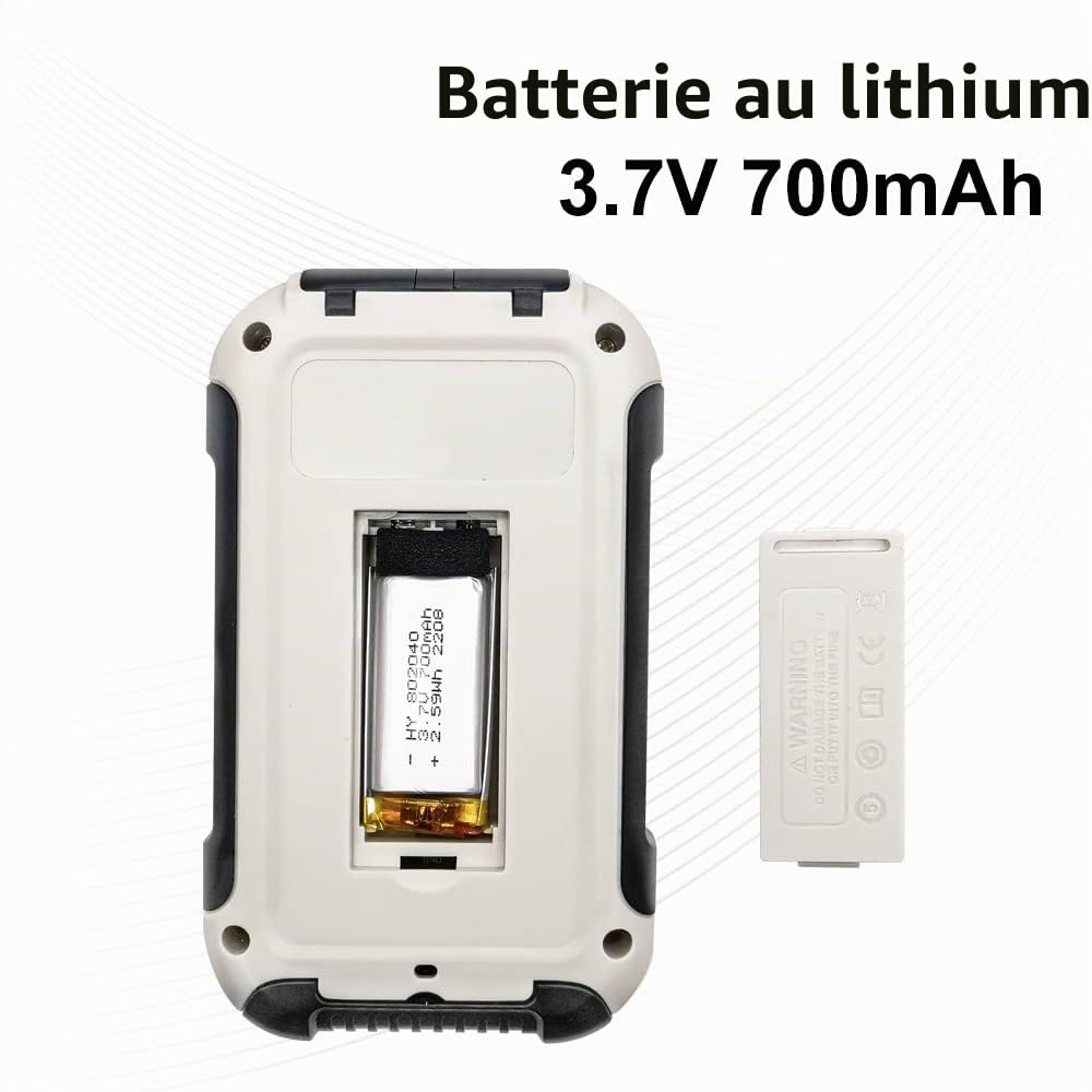 TM570 Testeur fibre optique 3 en 1 alimenté par batterie rechargeable, Power meter fibre optique avec localisateur de défaut visuel OPM VFL et traqueur de câble RJ45