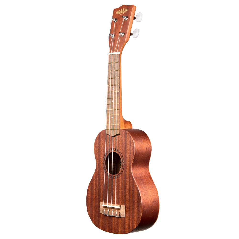 Kala KA-15S Ukulele Satin Mahogany Soprano Bundle with a Ukulele Tote Bag, Tuner, and Lumintrail Polishing Cloth - Image 4
