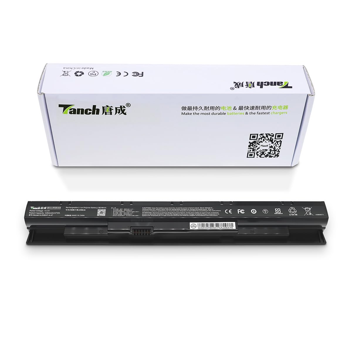 Laptop-Akku NJ50BAT-4-47 6-87-NJ5MS-44D0 für Terra 1516 Mobile 1516T CLEVO NJ70PU NJ50MU NJ71PU 14.4V 3264mAh 47W