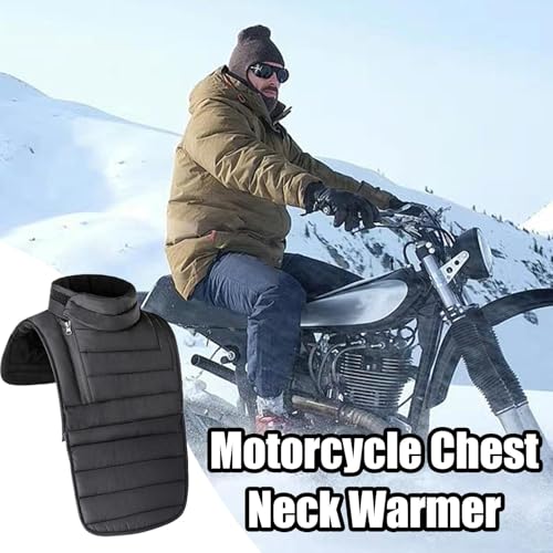 Motorcycle Neck Wrap - Windproof Neck Gaiter for Men, Winter Motorcycle Scarf | Neck Wind Guard for Men and Women, Warm Chest Protector, Cold Weather Protection, Motorcycle Neck Wrap for3