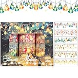 iSuperb PETステッカー 6巻 光と影の旋律 手帳用テープステッカー シール コラージュ 素材 詰め合わせ フレーク デザインペーパー 防水 ロールシール 透明 箔押し 花 DIY飾り テープ型 パック 大容量 背景紙 子供 学生卒業おめ 誕生日のギフト スマホ パソコン スーツケース 年賀状 手帳 水筒のデコシールなど (光と影の旋律)