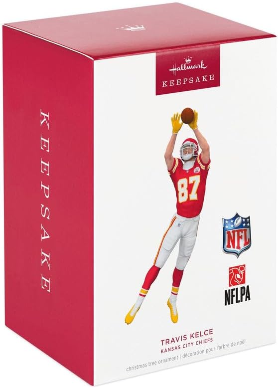 Hallmark Travis Kelce Chiefs Ornament - Plastic, Christmas