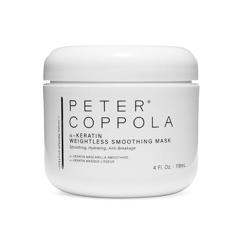 Peter Coppola a-keratin - Máscara suavizante sin peso, mascarilla capilar acondicionador profundo con proteína de trigo hidrolizada, fortalece y