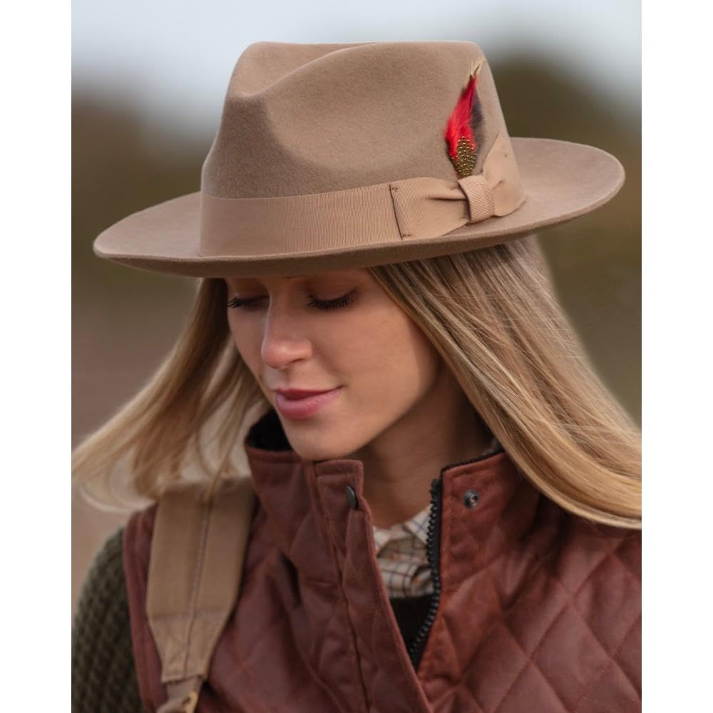 Walker and Hawkes - Sombrero Preston Outback de Fieltro de Lana
