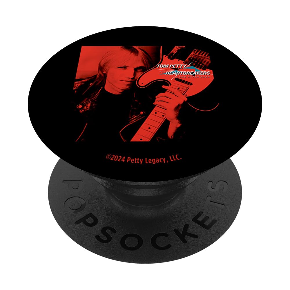 Tom Petty Long After Dark Album Cover Photo PopSockets Adhesive PopGrip, Black