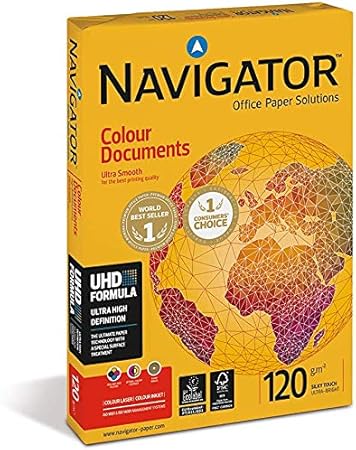 Navigator Paper Colour Documents Ultra Smooth A4 120gsm 500 Sheets
