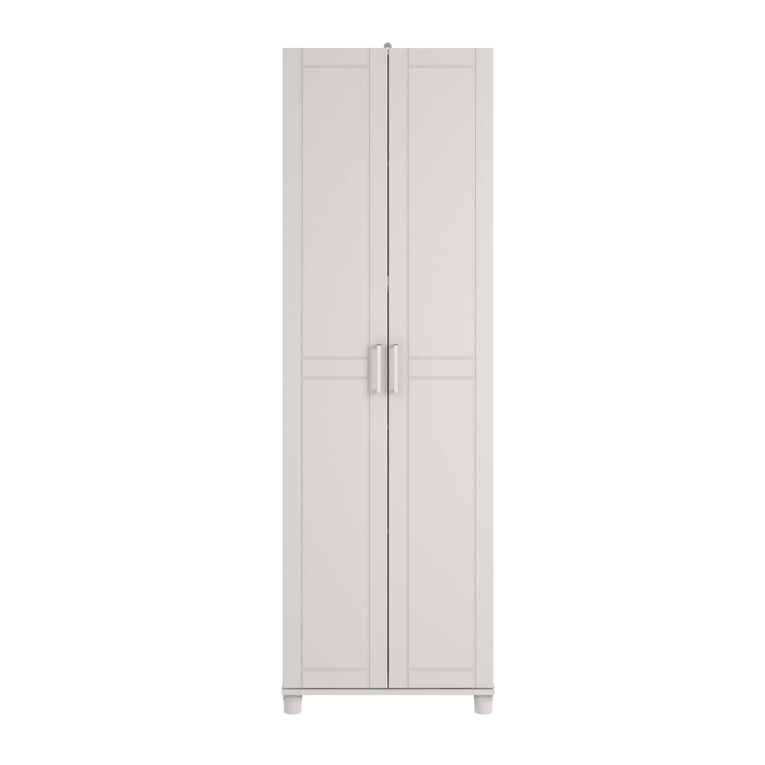 SystemBuild Callahan 24 Inch Utility Storage Cabinet in White