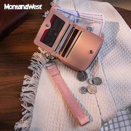 Image of Montana West Small Wallet for Women Female Ladies with a Detachable Wristlet Women's Wallet with Rfid Blocking Lining Minimalist Lightweight & Easy to Carry