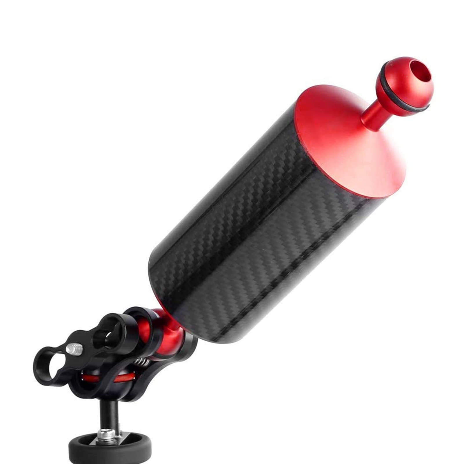 10in Diving Float Arm, Dual Ball Carbon Fiber Floating Arm for Underwater Shooting, Macro and Wide Angle Photography, Easy to Carry and Use, Suitable for Ultralight Aquatic Arm