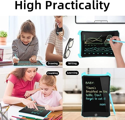 LUHI 12 Inch Ruffpad, Portable Re-Writable LCD E Writing Pad, Digital ...