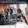 PKOJIN Dynamic Karaoke Microphone for Singing, Vocal Wired Microphone for Karaoke, Handheld mic with 10 Ft Cable, mics for Speaker with ON/Off Switch #4
