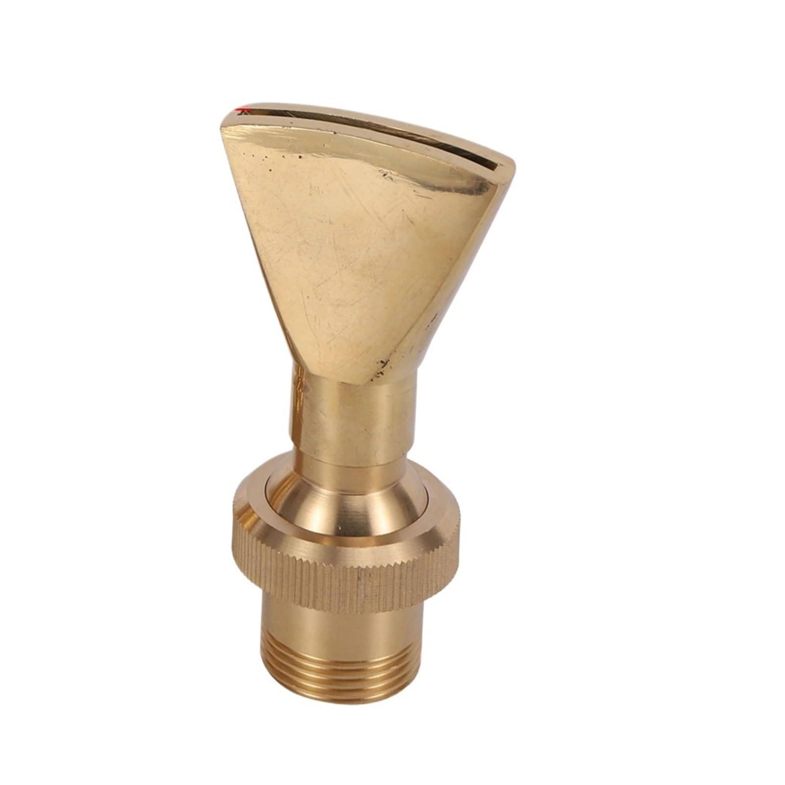 Boquilla de latón para Fuente de Agua, Aspersor de Cola de Pato con Rosca de 1/2", 3/4", 1" y 2" for jardín, Piscina, decoración de paisajes de Parques(1I2 Inch Male)