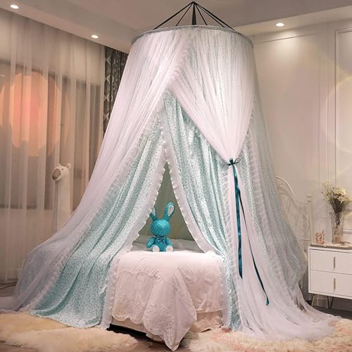 Kertnic Luxurious Bed Canopy for Girls & Adults, Large Elegant