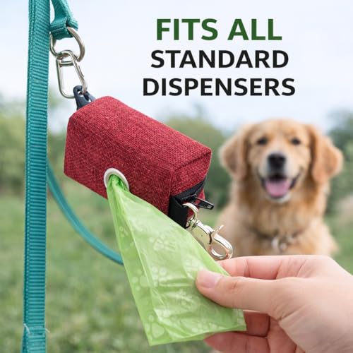 Image of Dog Poop Bags 360 Count - Strong Leak-Proof, Easy Tear, Eco Friendly Biodegradable Waste Bags for Dogs & Cats, Unscented