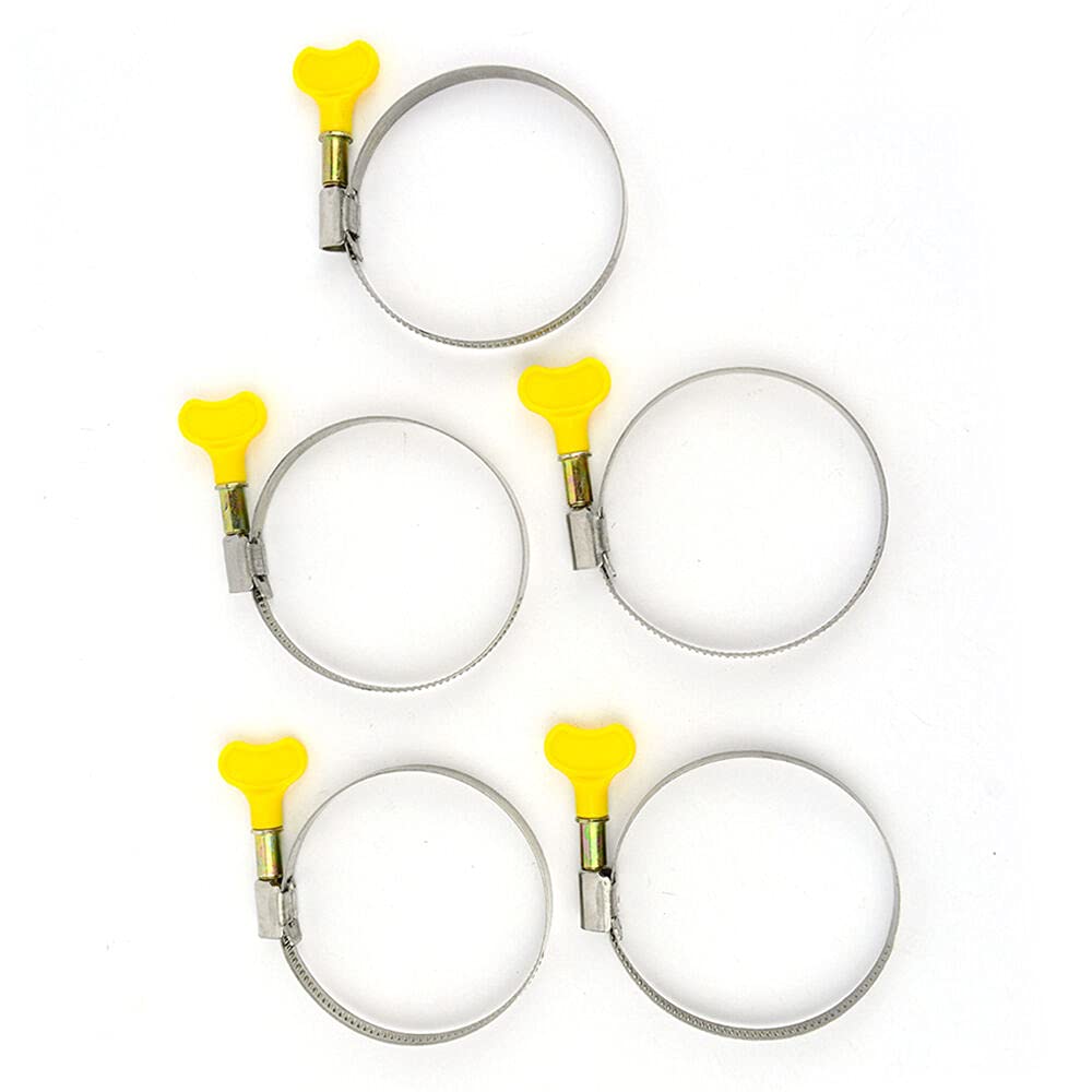 LEFITPA Replacement 5-Pack 2-1/2 Inch Key Hose Clamp for Big Horn 11726PK