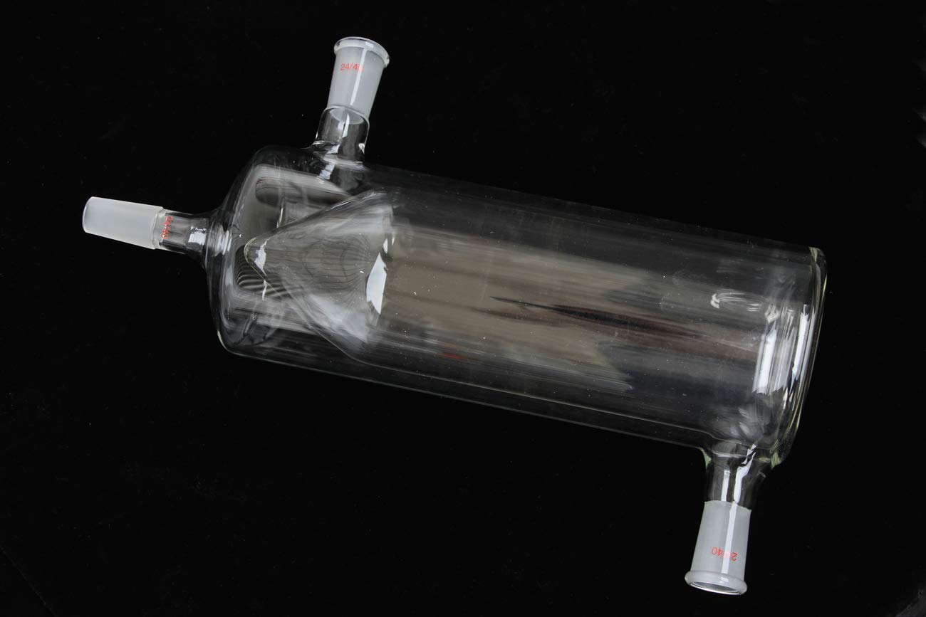 5-Liter-Glas-Trockeneis-Kühlfalle in konischer Form – Vakuumfalle zur Sammlung und Verhinderung von Lösungsmitteln(24/40 Inner)