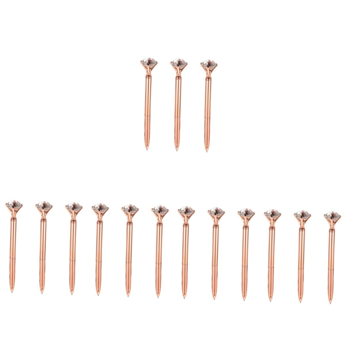 5 Set Metallo Design E Unico Scrittura Per Studenti E Forniture Per Ufficio E Casa 3 Pezzi * 5