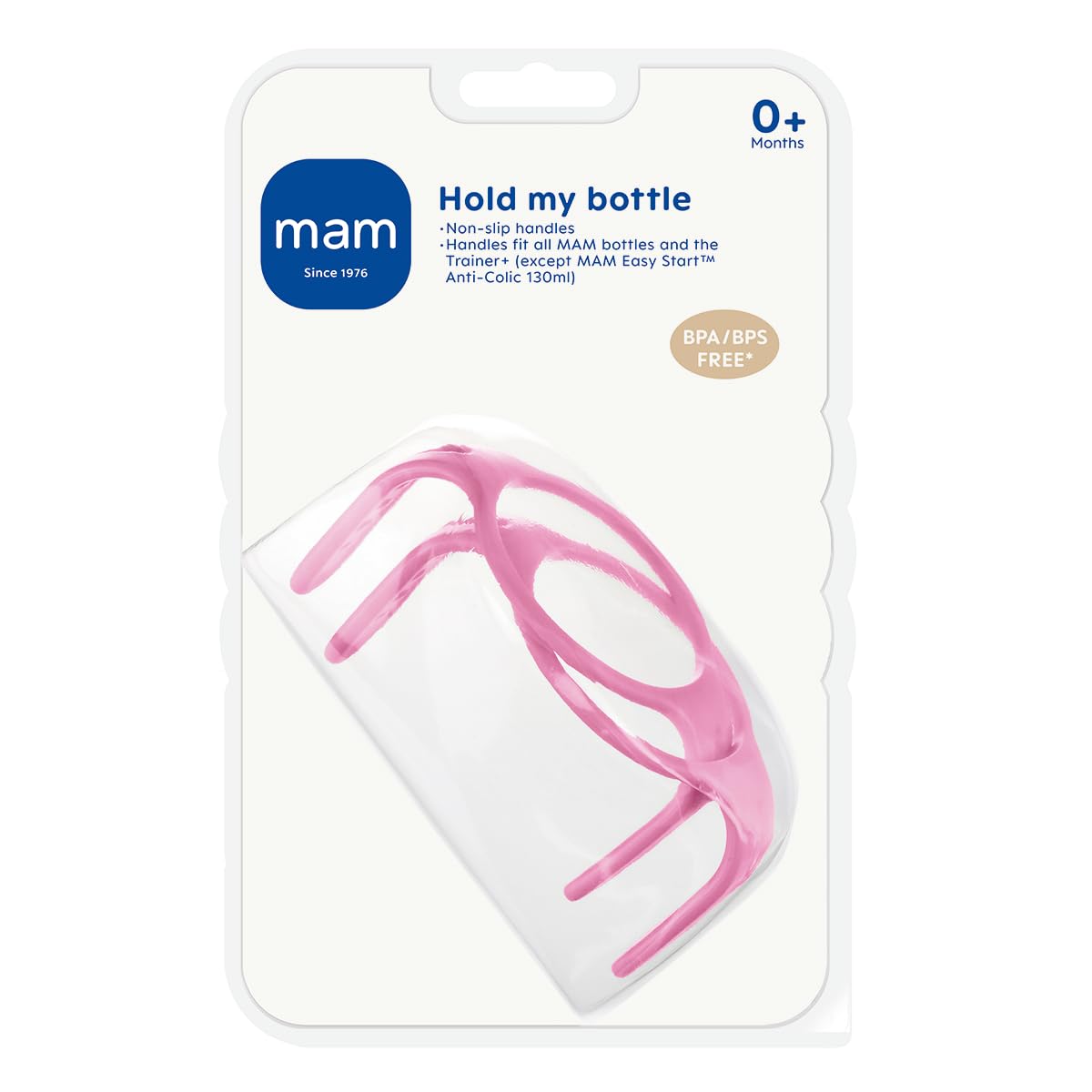 Poignées de biberons Mam, Hold My Bottle- Pour biberons et trainers Mam
