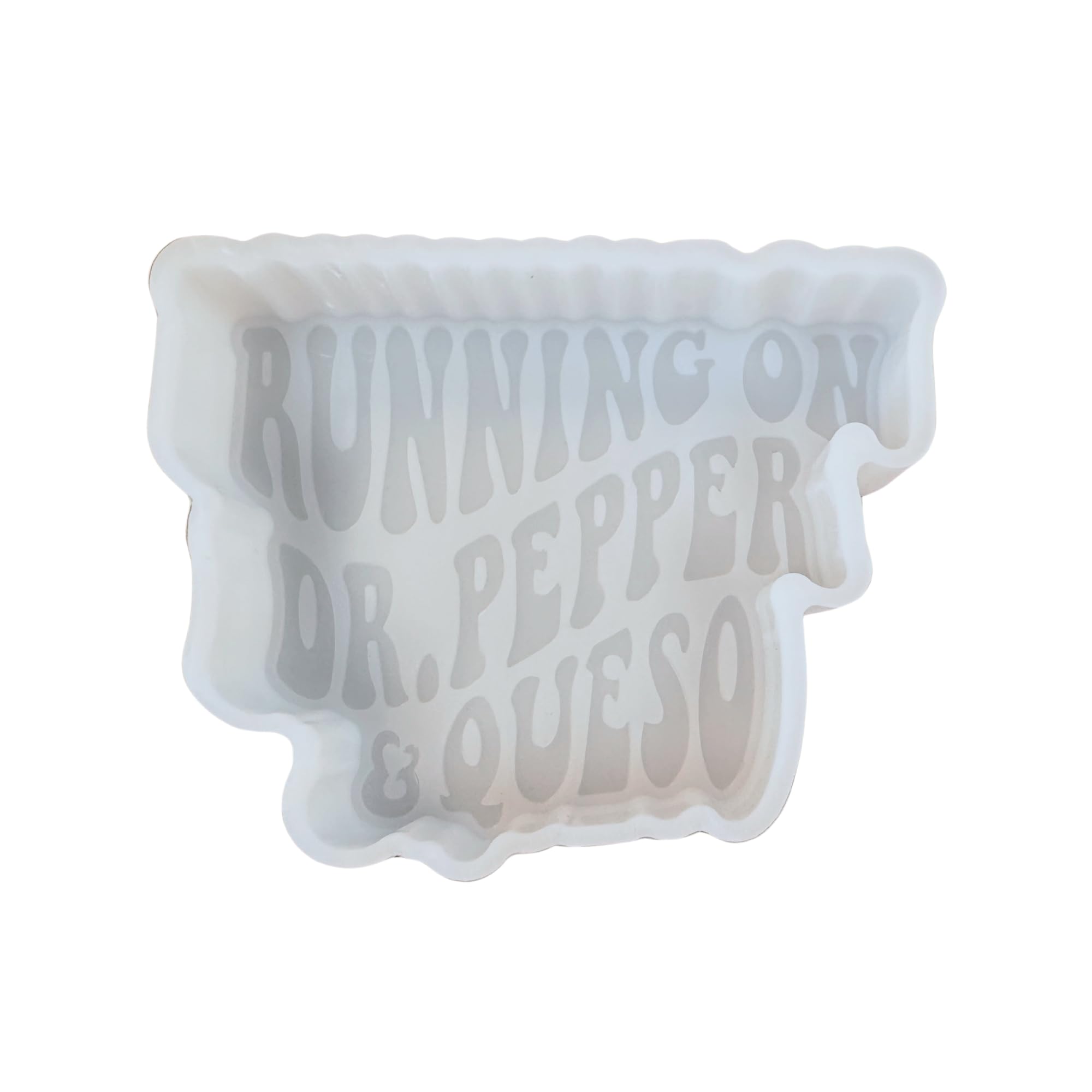 Moule en silicone Running on Dr P Queso anti-adhésif pour perles parfumées de voiture