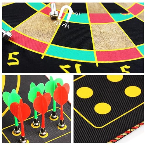 Dart board for kids avec fléchettes magnétiques - Jouets de remplissage de stockage et jeux