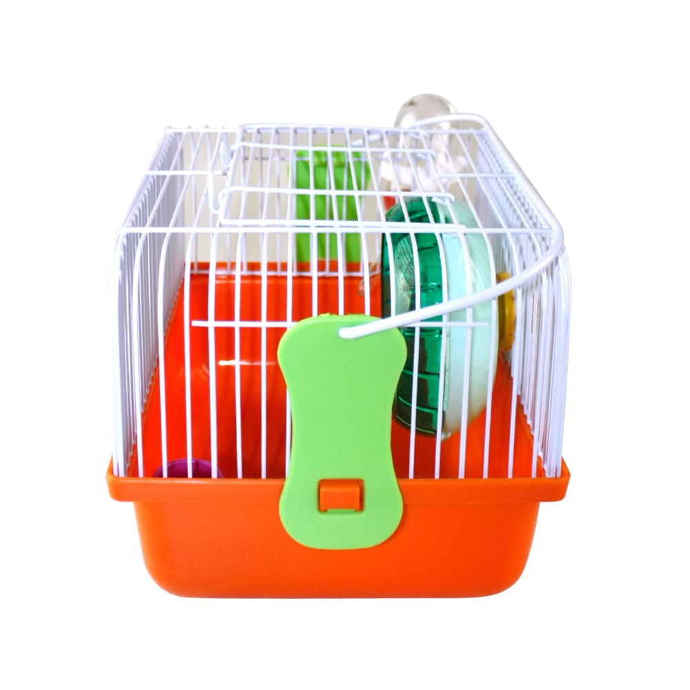 Gabbia per criceti piccola Gabbia per criceti portatile 23 * 17 * 15,5 cm, gabbia per criceti piccola, colore casuale (SOY0068)