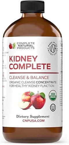 Miniatura 8 de Complete Natural Products Kidney Complete - Suplemento dietético líquido de 16 onzas para apoyo renal, limpieza y desintoxicación con vinagre de