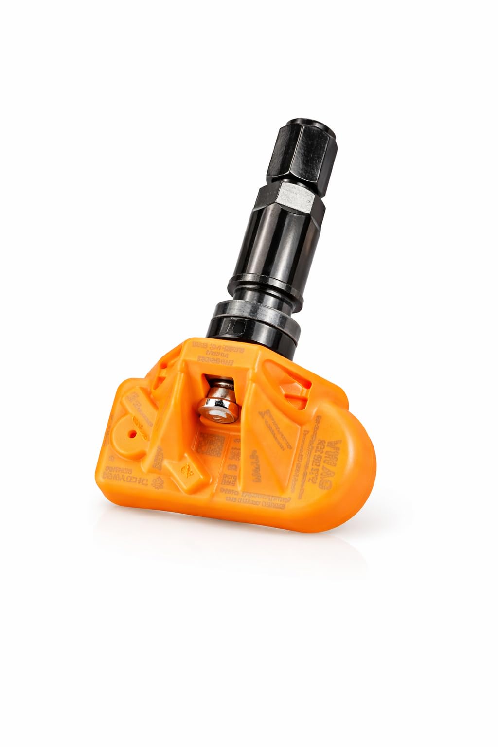 Lot de 4 capteurs de pression des pneus - Valve en caoutchouc noir