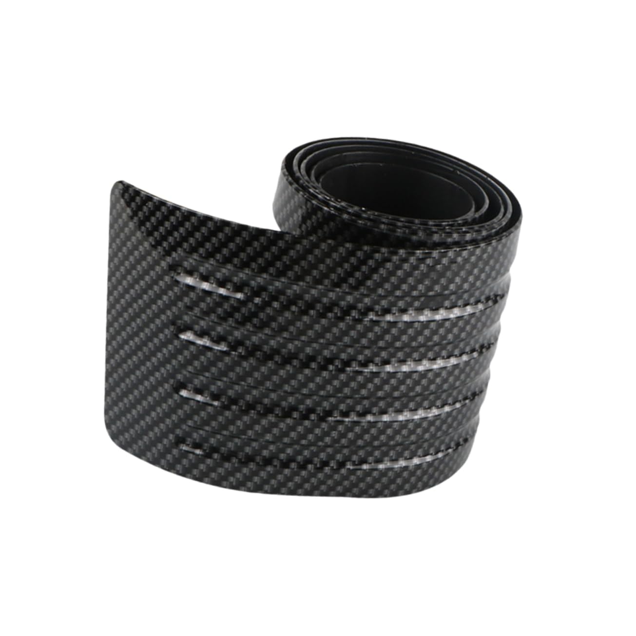 DRESSOOS 1pc Car Rear Trim Strip Anti-Scratch Trunk Protector Flexible Decorative Car Bumper Guard Crash Rubber Strip for Easy Installation