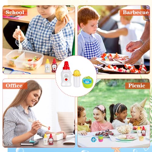 50 piezas de accesorios para caja Bento para niños que incluyen selecciones de alimentos mini bloque de construcción - Imagen 23 de 31