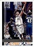 Basketball NBA 1997-98 Topps #115 Tim Duncan #115 NM RC Rookie Spurs