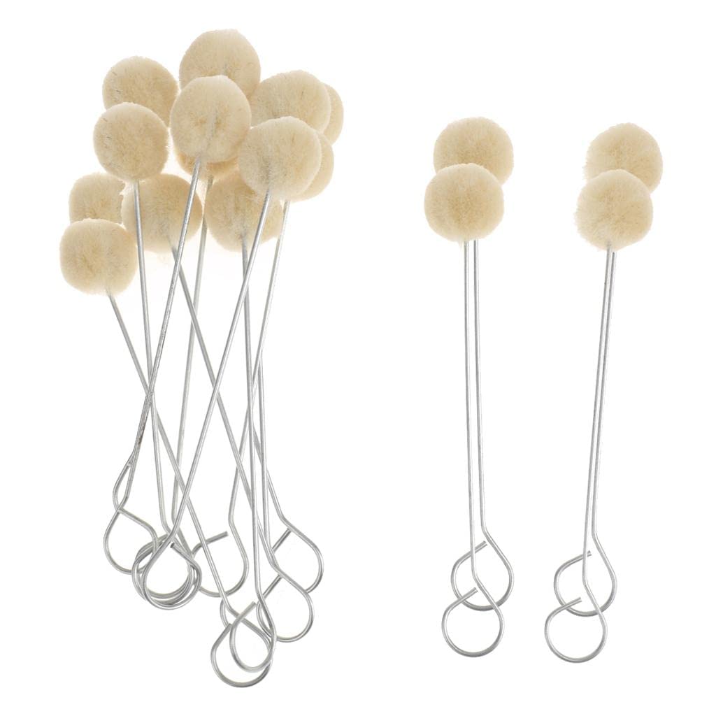 20 Pieces Wool Leather Dye Dauber Finish Applicator Kit DIY Tool Leathercraft 5''-image-47