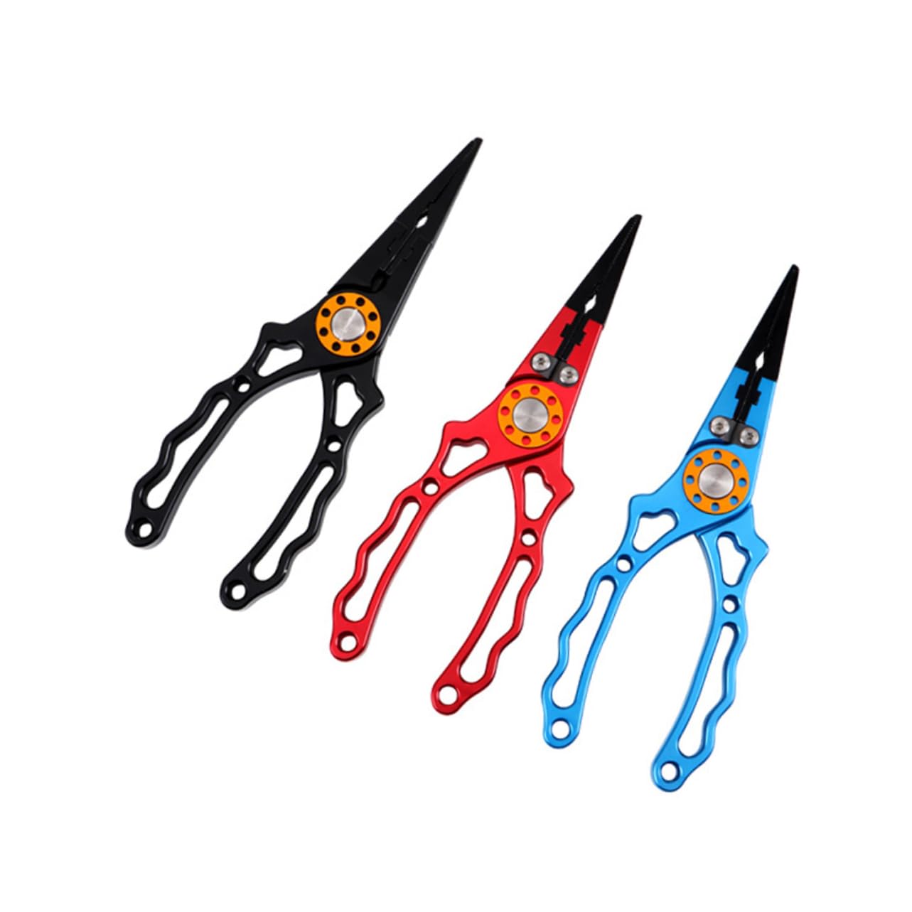 Aluminium Angelzange Multifunktionale Anglerwerkzeuge Mit Schnurschneider Und Hakenlöser Rutschfeste Griffe Lanyard Für Karpfenangeln Und Andere Angelausflüge Rot