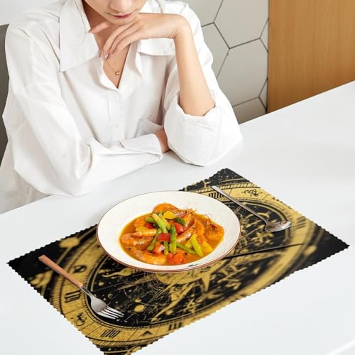 Sets de table de salle à manger Bill Cipher 30x45cm anti rayures et chaleur
