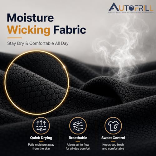 Image of AUTOFRILL Balaclava for Men - Full face mask for Bikers Helmet Liner & Head Cover for Men Breathable Mask for Motorcycle Riding & Cycling