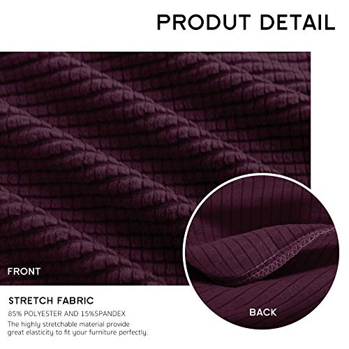 image for Hokway Stretch Couch Cushion Slipcovers Reversible Cushion Protector S