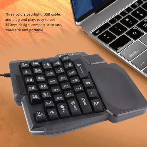 Teclado Gamer Wisoqubtzhfxwiga USB Maltron 35 Teclas miniatura 5