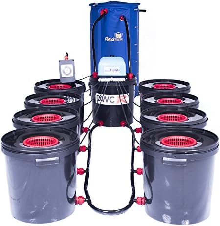 8 Pot DWC R Bubble Pot Hydroponic Deep Water Culture System