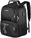 Travel Backpack for Men, Extra Large TSA Friendly Business Durable Laptop Backpack with USB Charging Port,Water Resistant College School Computer Bookbag Gifts for Women Men Fit 17 inch Notebook,Black
