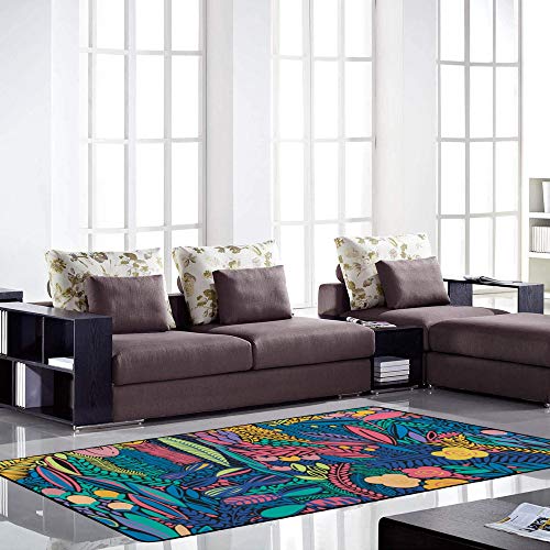 Tapis facile à nettoyer Ruchen pour salon sans traces de saleté - 4