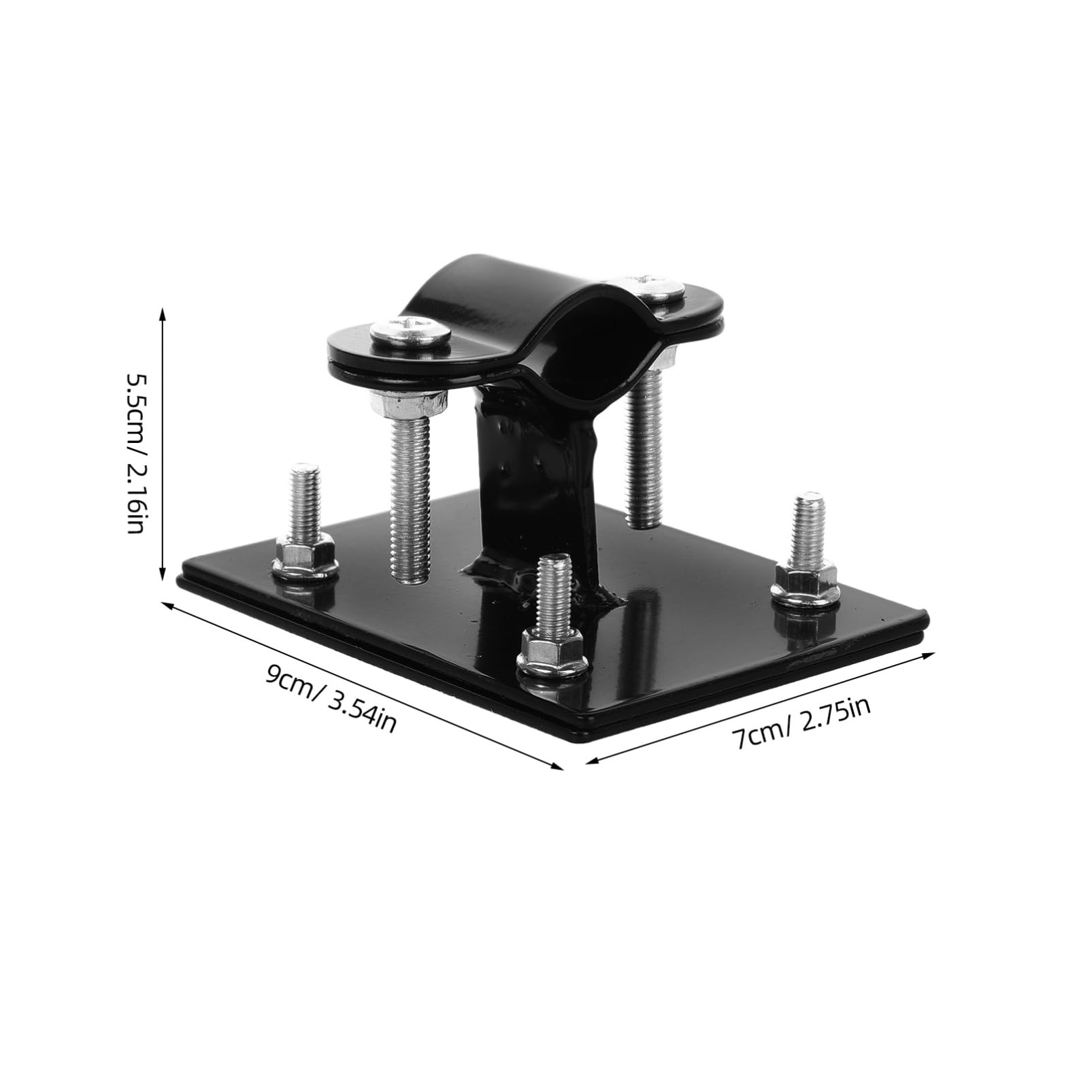 ibasenice Mountain Bike Bracket with Iron Support Durable and Easy to Install Front Fork Light Bracket for Bicycle and Electric Scooter Enhanced Stability and Adaptable Design