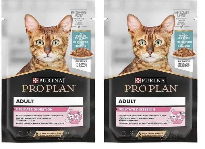 Pro Plan Pouch Okyanus Balıklı Yetişkin Kedi Konservesi 85gr (2 paketi)