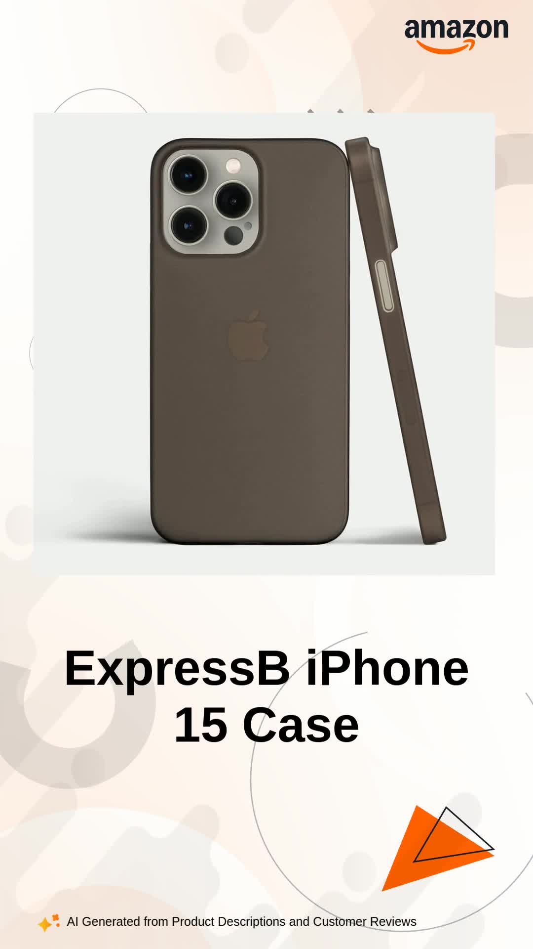 ExpressB® for iPhone 15 Pro Max Case Back Cover | Minimal Protect