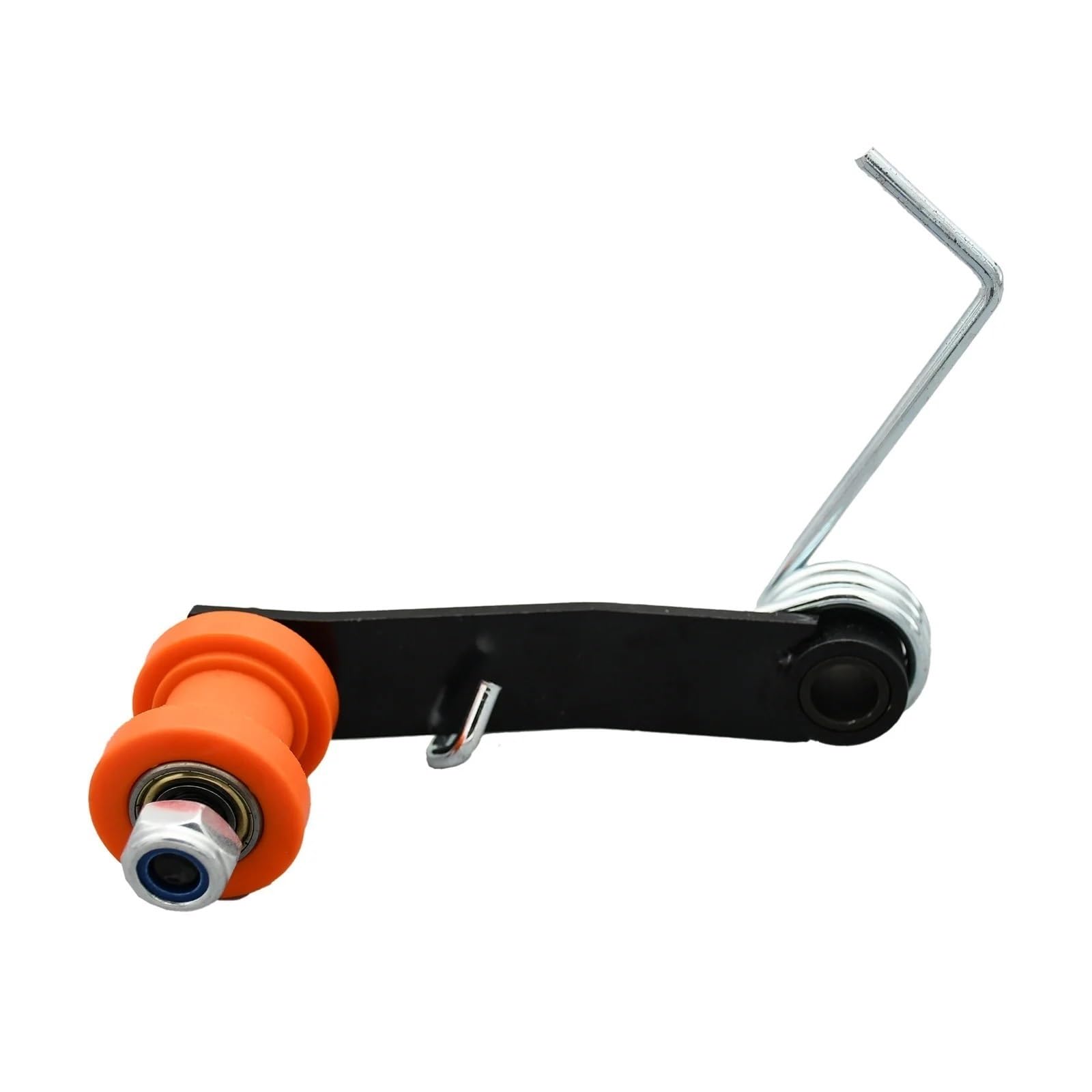 Osłona łańcucha Pasuje do Kawasaki pasuje do Suzuki ATV motocykl regulator napinacza luźne 530 428 420 rolka napinacza łańcucha Ochraniacz łańcucha motocyklowego(Orange Regulator)