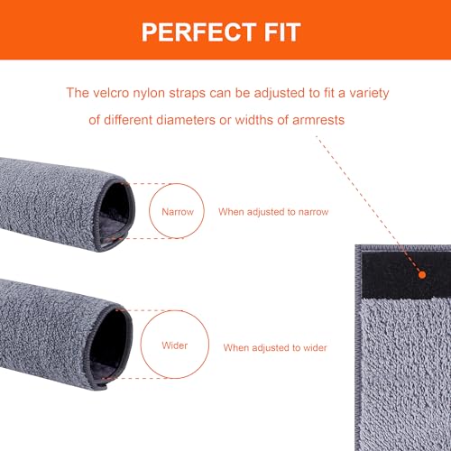 Handrails for Outdoor Steps Cover - Armrest Pads ， with Widened Self Adhesive Strips,Prevents The Transfer of Cold and Increases Friction （This Product Does not Contain handrails for Outdoor Steps） by CANWUPON - Image 6