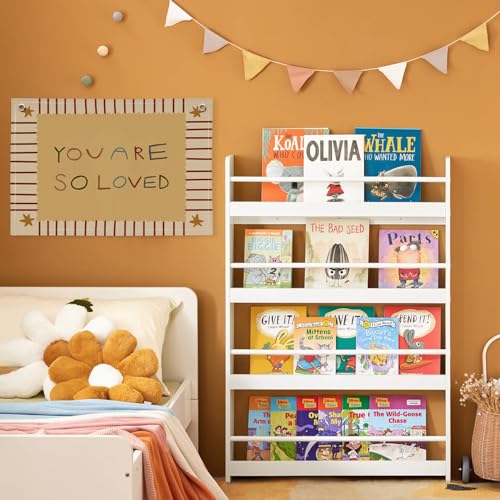 Image of Boy Girl Nursery Kids Room Decor, You Are So Loved Inspirational Canvas Banner Flag Wall Decor, Retro Neutral Wall Hanging Flag Decorations for Kids Toddler Room Bedroom Playroom, 30x20 Inch