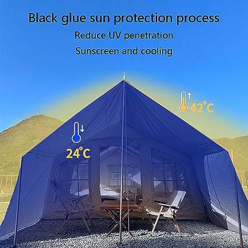 Carpa Inflable Grande para Camping con Protección Solar y Lluvia miniatura 2